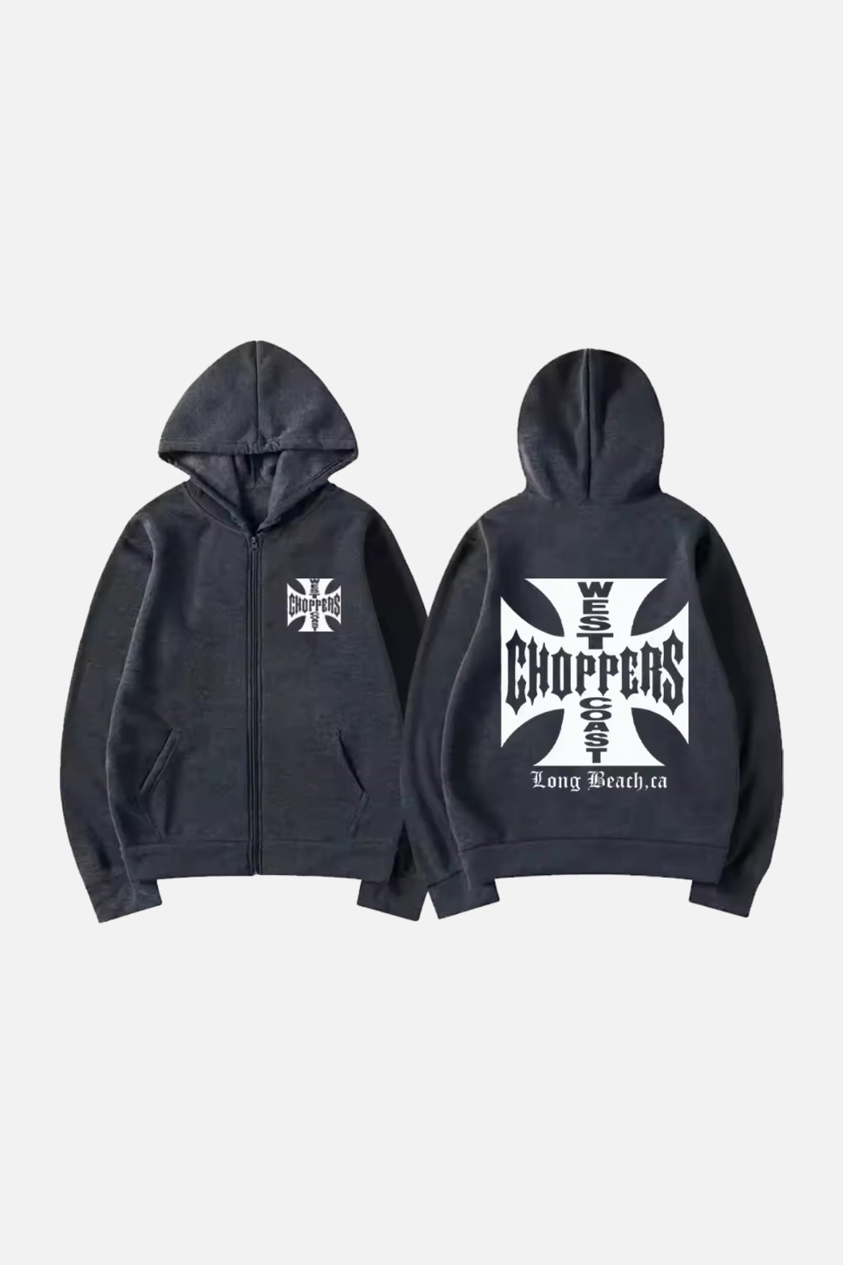 SUDADERA CON CREMALLERA WEST COAST CHOPPERS